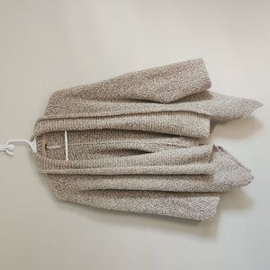 Free People BFF Marled Knit Wide Cuff Sleeve Open Front‎ Cardigan Sweater XS